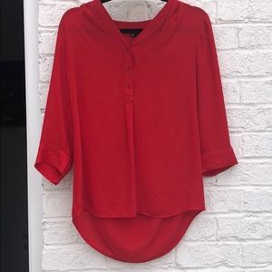 Red tunic top